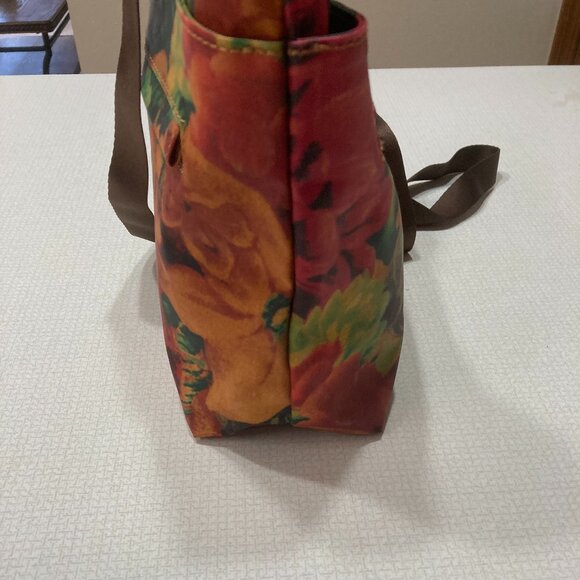 Patricia Nash Fall Floral Coated Canvas Crossbody - Picture 3 of 11
